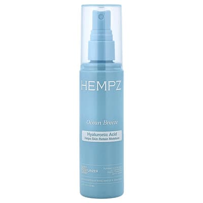 Body Moisturizer Spray, Hyaluronic Acid, Ocean Breeze, 3.4 fl oz (100 ml)