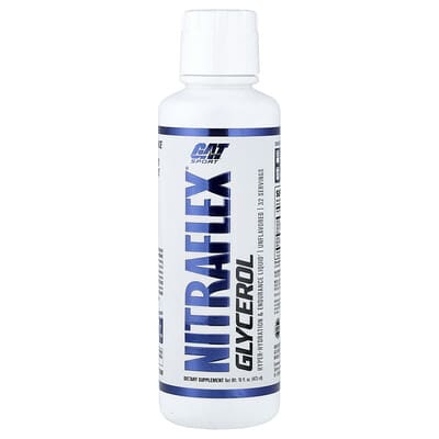 GAT Напиток Nitraflex® Glycerol, без вкуса, 16 fl oz (473 ml)