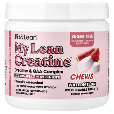 My Lean Creatine™ Chews, Watermelon, 120 Chewable Tablets