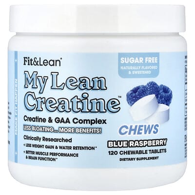 Жевательные таблетки My Lean Creatine Blue Raspberry, 120 шт.