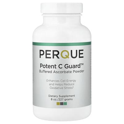 Порошок Potent C Guard™, Buffered Ascorbate, 8 oz (227 g)