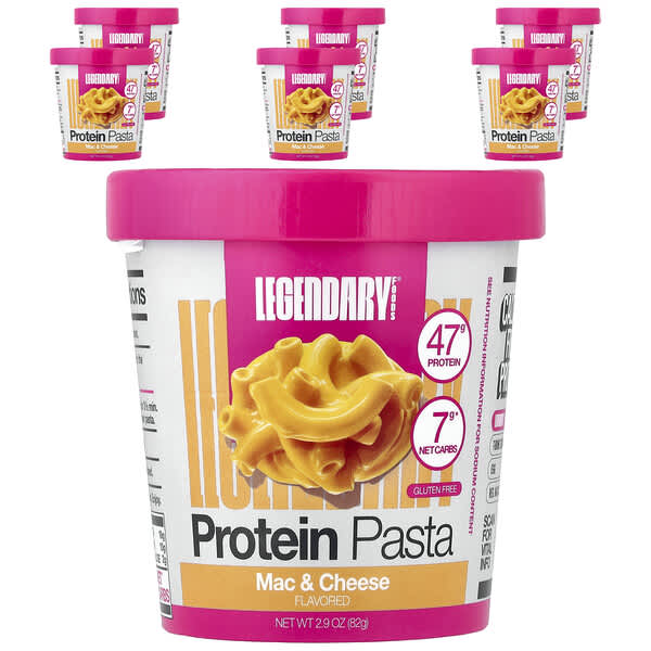 Макароны с сыром Protein Pasta, Mac & Cheese, 6 шт. по 2.9 oz (82 g)