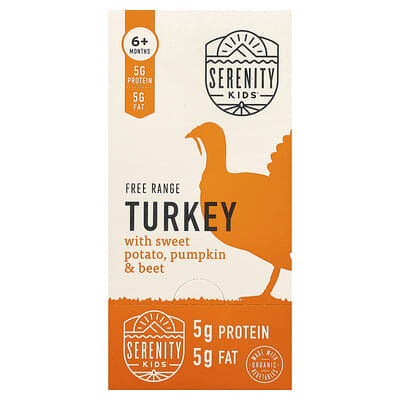 Free Range Turkey with Sweet Potato, Pumpkin & Beet, 6+ Months, 6 Pouches, 3.5 oz (99 g) Each