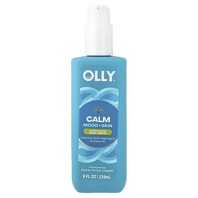 OLLY сыворотка для тела с витаминами, успокаивающая, эвкалипт и амбра, 8 fl oz (236 ml)