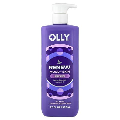 Гель для душа Renew с витаминами, расслабляющий жасмин и бергамот, 17 fl oz (502 ml)