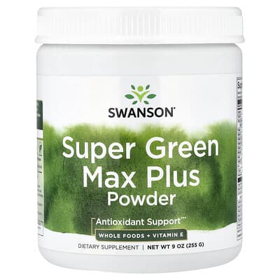 Порошок Super Green Max Plus, 9 oz (255 g)