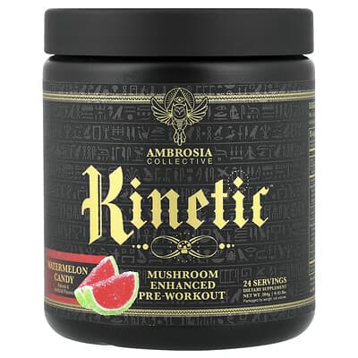 Предтренировочная добавка Kinetic™ Mushroom Enhanced Watermelon Candy 0.45 lbs (204 g)