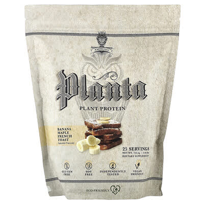 Planta растительный протеин, вкус Banana Maple French Toast, 1.66 lbs (752.5 g)