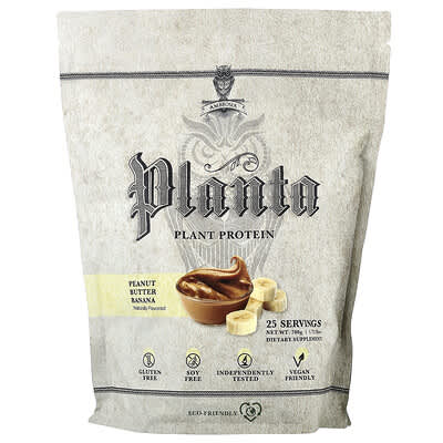 Протеиновый коктейль Planta Plant Protein Peanut Butter Banana 1.72 lbs (780 g)