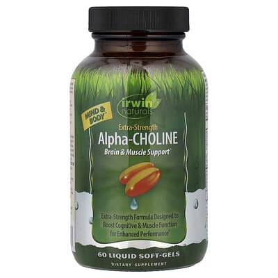Irwin Naturals Alpha-Choline, 60 жидких мягких капсул