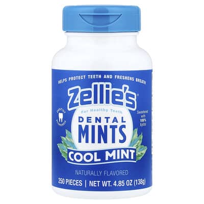 Мятные пастилки Zellie's, освежающая мята, 250 шт.