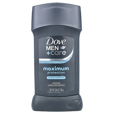 Дезодорант-антиперспирант Dove Men + Care, Clean Comfort, 2.6 oz (74 g)