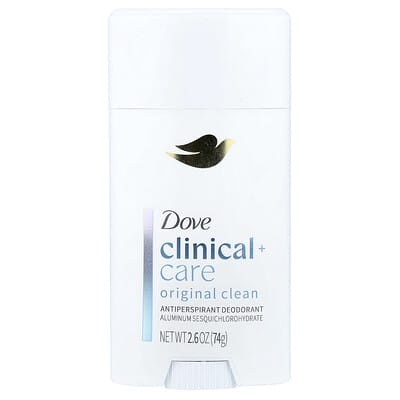 Clinical + Care, Antiperspirant Deodorant, Original Clean, 2.6 oz (74 g)