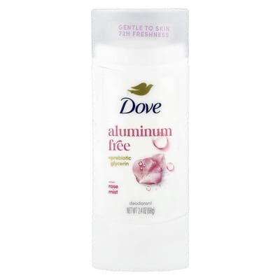 Aluminum Free Deodorant, Rose Mist, 2.4 oz (68 g)