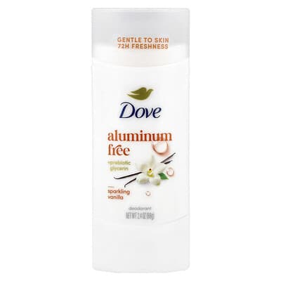 Dove Дезодорант aluminum free, sparkling vanilla, 2.4 oz (68 g)