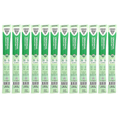 Original Organic Beef Stick, 12 Sticks, 0.75 oz (21 g) Each