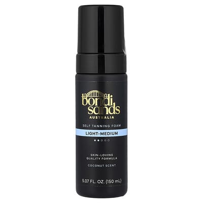 Self Tanning Foam, Light-Medium, Coconut, 5.07 fl oz (150 ml)