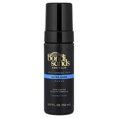 Self Tanning Foam, Ultra Dark, Coconut, 5.07 fl oz (150 ml)