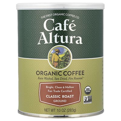 Cafe Altura органический молотый кофе Classic Roast 10 oz (283 g)