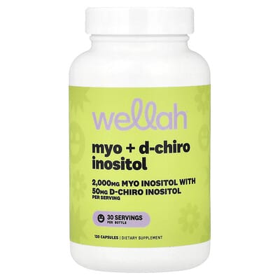 Myo + D-Chiro Inositol, 120 Capsules