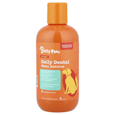 Добавка в воду для собак Daily Dental, Chicken, 8 oz (226 g)