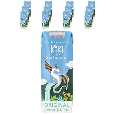 Organic Plant-Based Milk, Original, 12 Cartons, 8 fl oz (237 ml) Each
