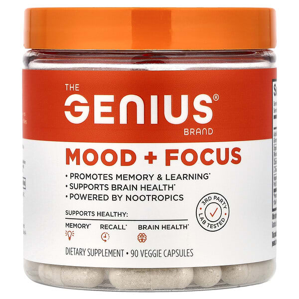 БАД The Genius Brand Mood + Focus, 90 капсул