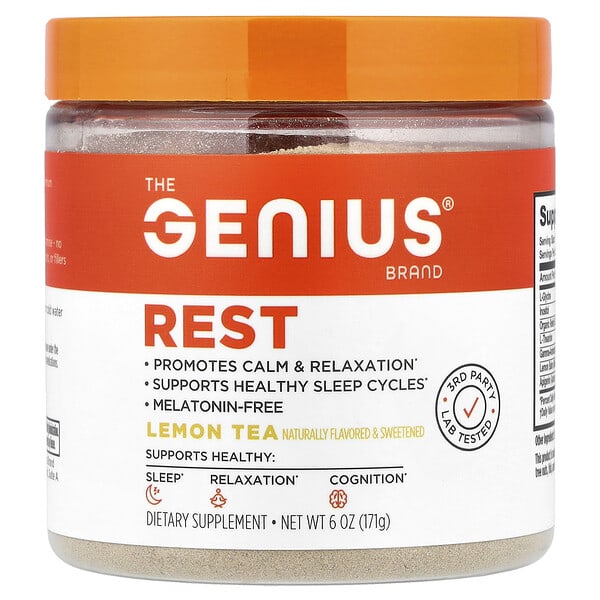 The Genius Brand Чай с лимоном, 6 oz (171 g)