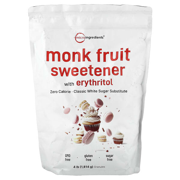 Monk Fruit Sweetener with Erythritol, 4 lb (1,814 g)