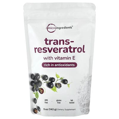 Trans-Resveratrol с Vitamin E, 5 oz (142 g)
