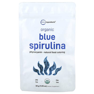 Organic Blue Spirulina, 1.05 oz (30 g)