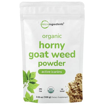 Порошок Horny Goat Weed Organic, 3.53 oz (100 g)