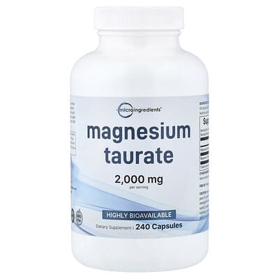 Магний таурат Micro Ingredients 240 капсул