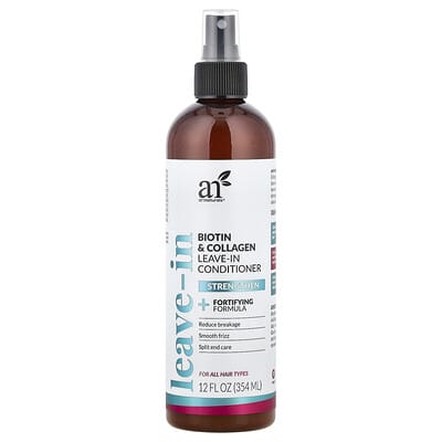 Biotin & Collagen Leave-In Conditioner, For All Hair Types, 12 fl oz (354 ml)