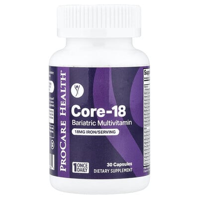 Core-18, Bariatric Multivitamin, 30 Capsules