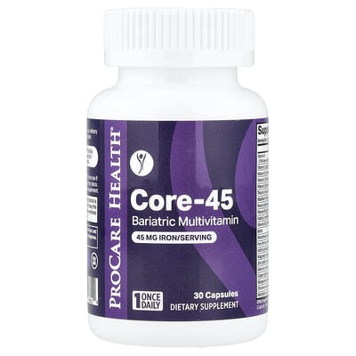 Core-45, Bariatric Multivitamin, 30 Capsules