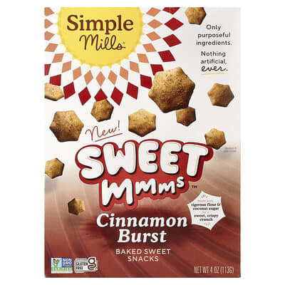 Sweet Mmms™ закуски запеченные, Cinnamon Burst, 4 oz (113 g)