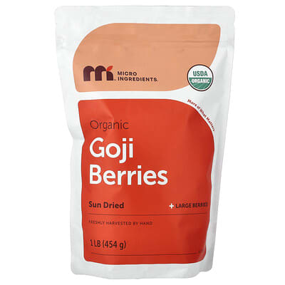 Organic Goji Berries, 1 lb (454 g)