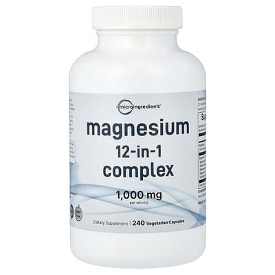 Магний 12-in-1 Complex, 240 вегетарианских капсул (500 mg на капсулу)