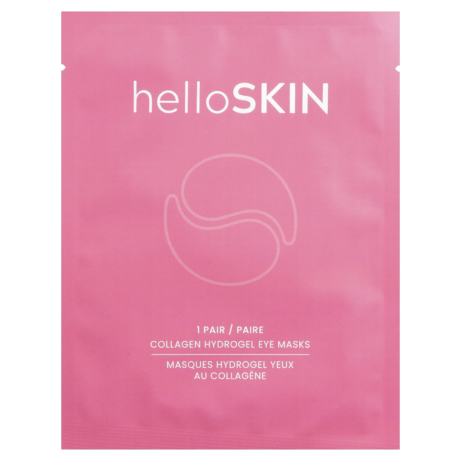 Collagen Hydrogel Eye Beauty Masks, 1 Pair