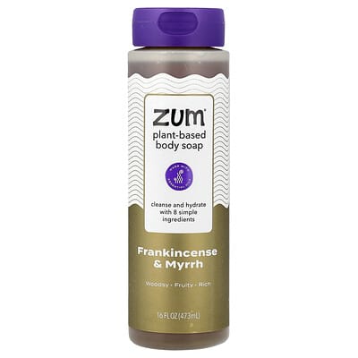 Plant-Based Body Soap, Frankincense & Myrrh, 16 fl oz (473 ml)