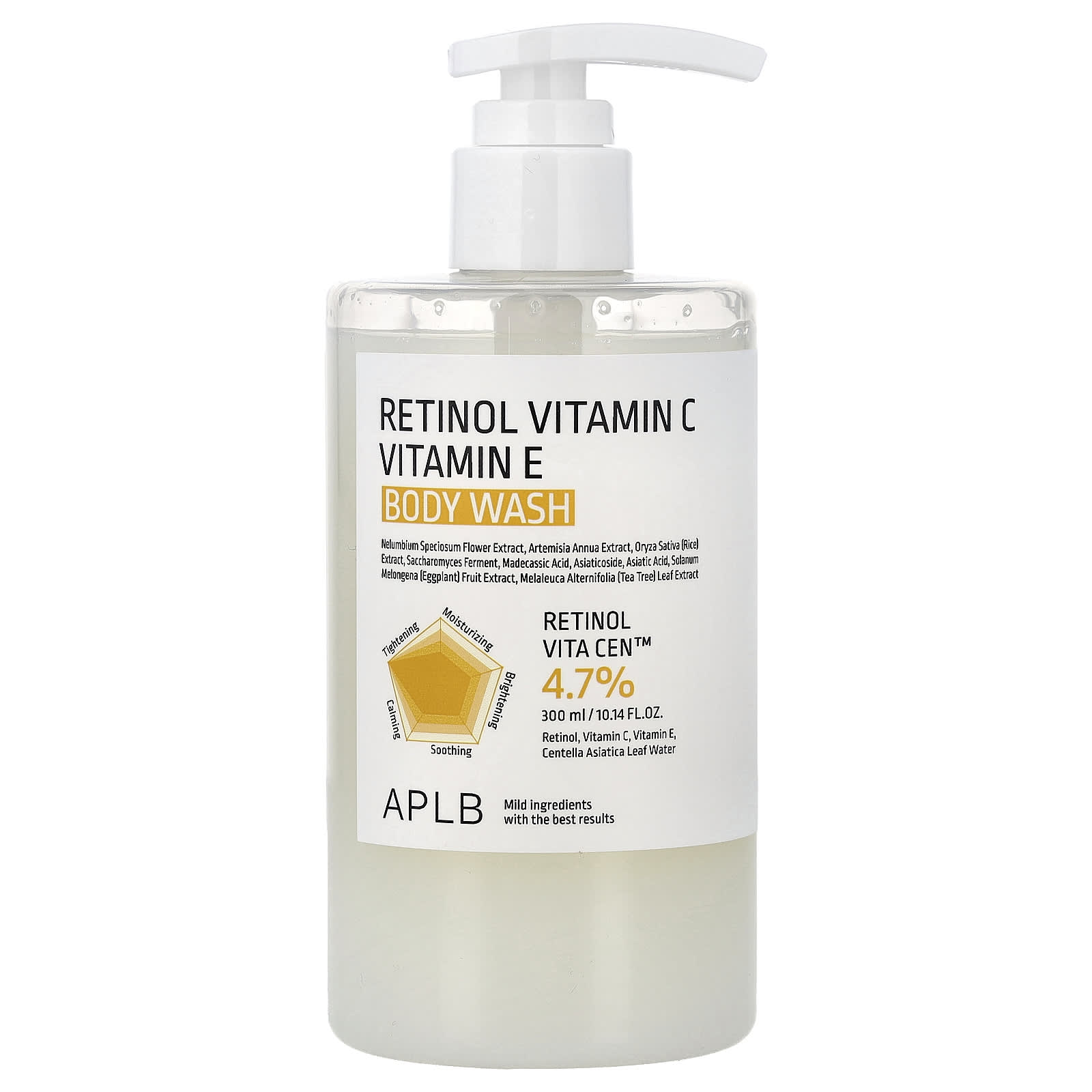 Гель для душа с ретинолом, витамином C и витамином E, 300 ml