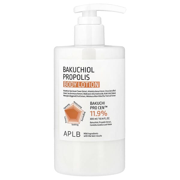 Лосьон для тела APLB Bakuchiol Propolis, 10.14 fl oz (300 ml)