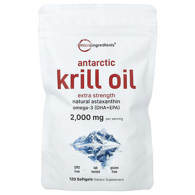 Antarctic Krill Oil, 120 Softgels (1,000 mg per Softgel)