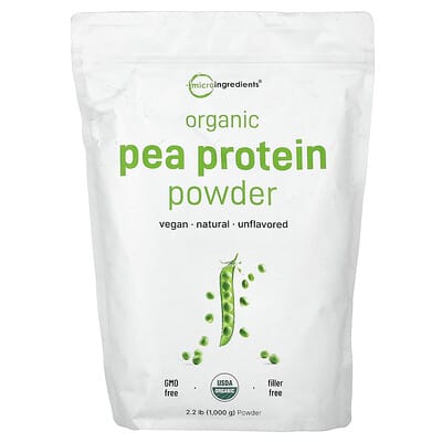 Organic Pea Protein Powder, 2.2 lb (1,000 g)