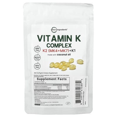 Vitamin K Complex, 360 Softgels