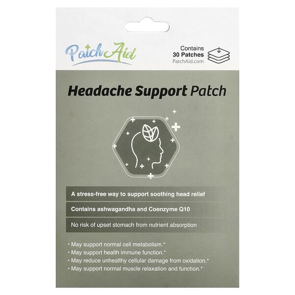 PatchAid пластырь от головной боли, 30 штук