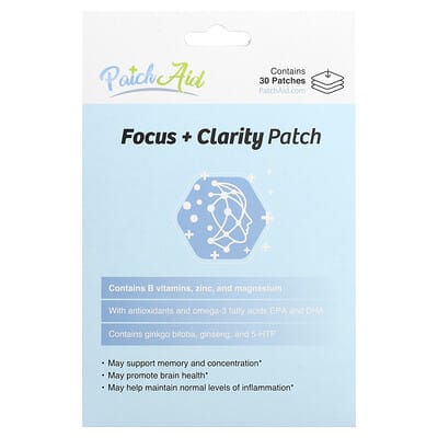 Focus + Clarity патчи, 30 штук