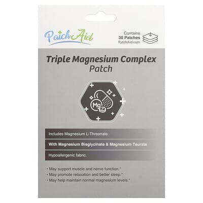 Triple Magnesium Complex пластырь, 30 шт