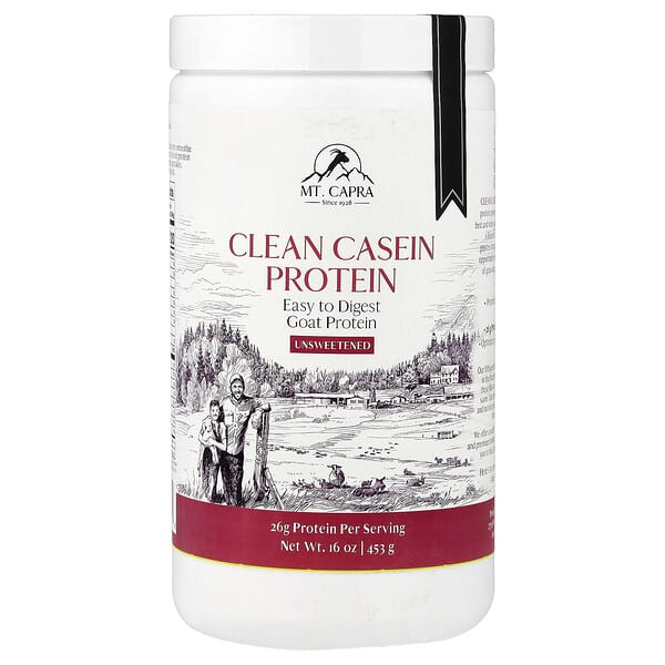 Протеин Clean Casein, без сахара, 16 oz (453 g)